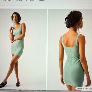 NWT Alosoft Head Start Dress Botanical Green Size Small